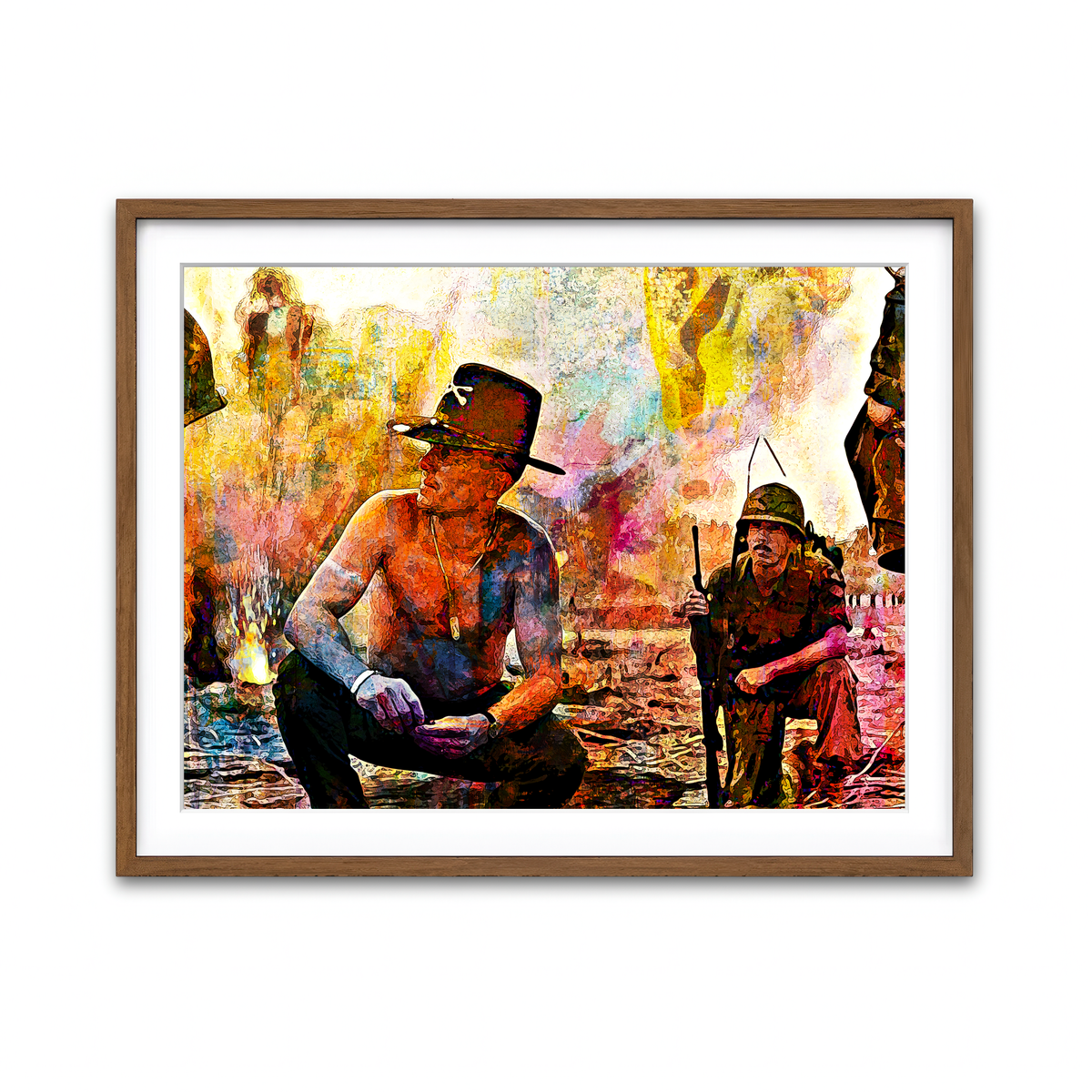 Framed Print 4x3 Walnut