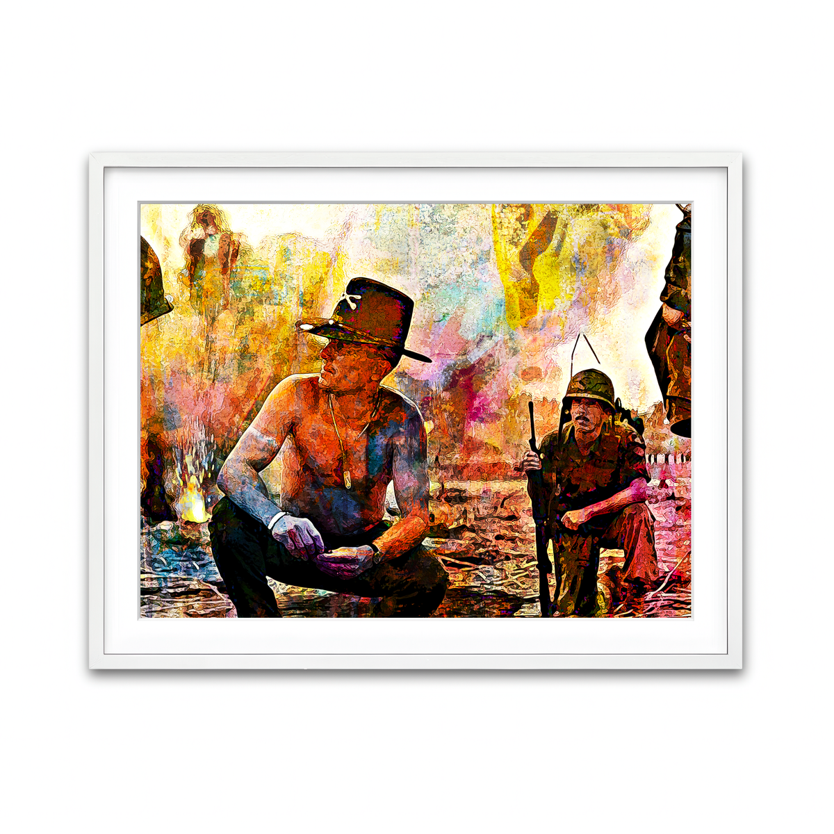 Framed Print 4x3 White