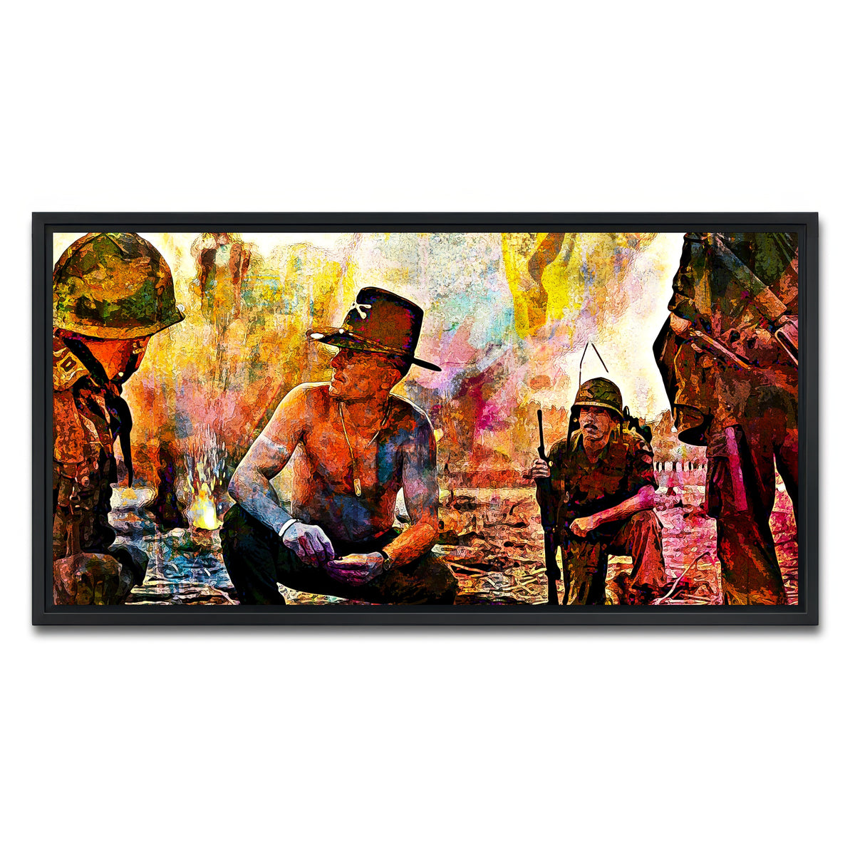 AUTO-MOCKUP WHITE | Apocalypse Now | 1 Piece | Black Framed Canvas | group=2x1