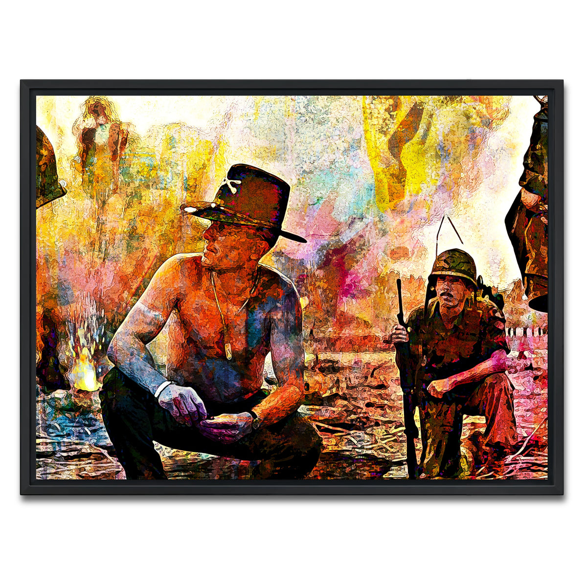 AUTO-MOCKUP WHITE | Apocalypse Now | 1 Piece | Black Framed Canvas | group=4x3