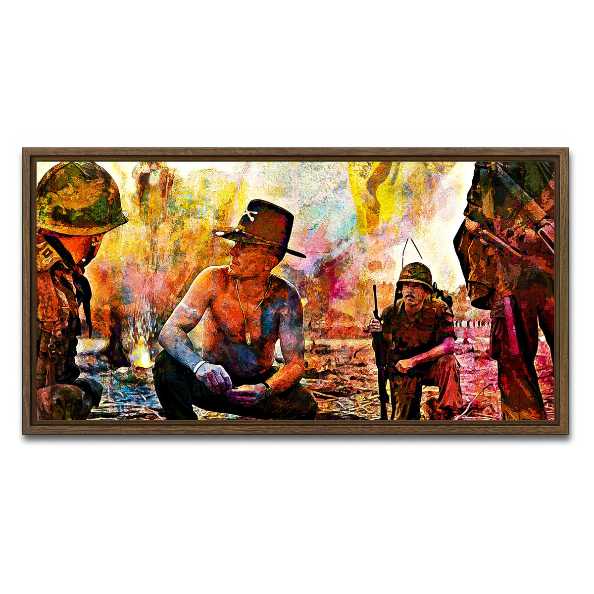 AUTO-MOCKUP WHITE | Apocalypse Now | 1 Piece | Walnut Framed Canvas | group=2x1