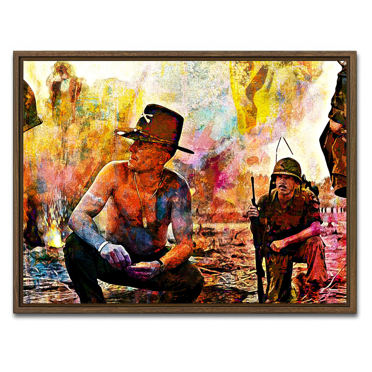 AUTO-MOCKUP WHITE | Apocalypse Now | 1 Piece | Walnut Framed Canvas | group=4x3