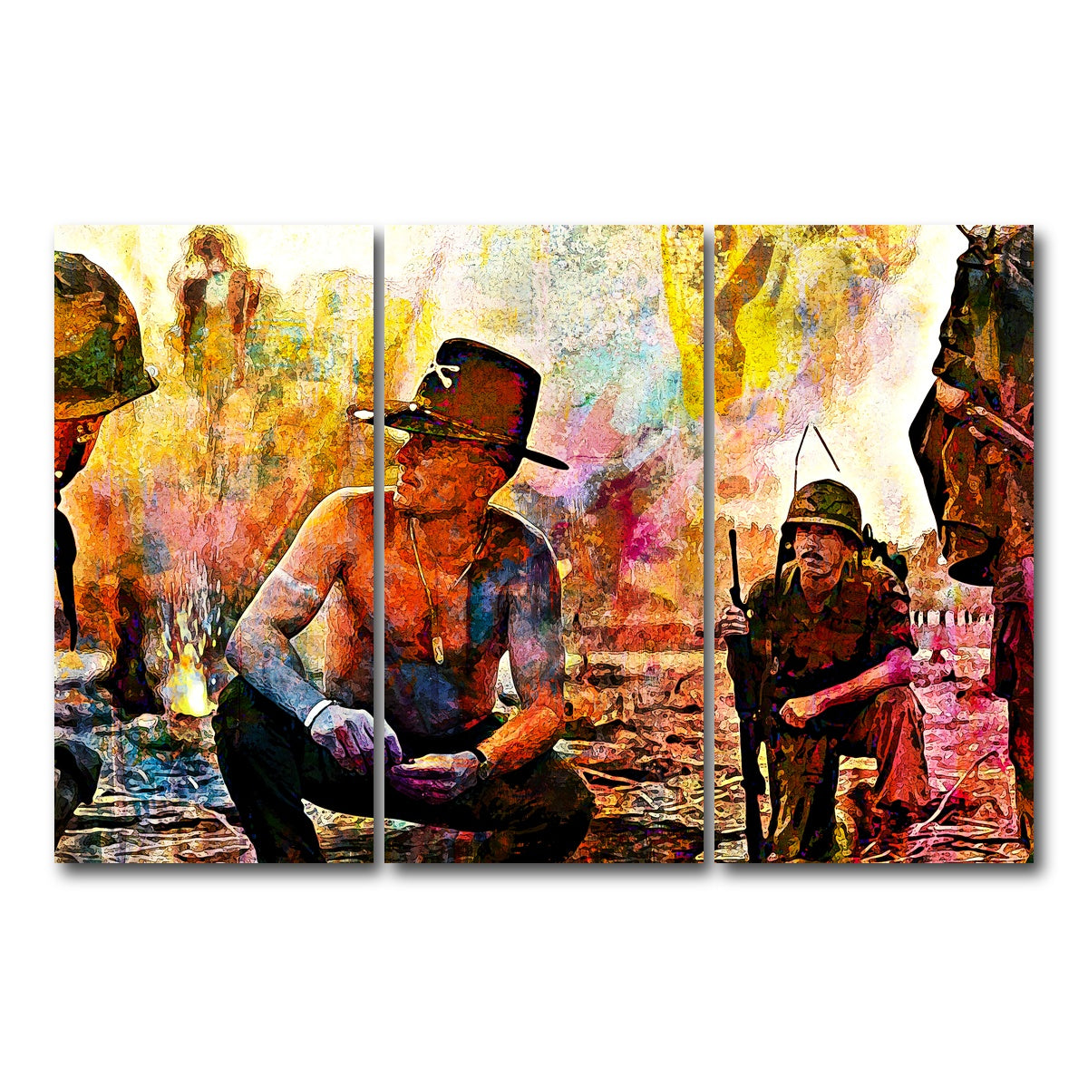 AUTO-MOCKUP WHITE | Apocalypse Now | 3 Piece | Gallery Wrap Canvas | group=12x24