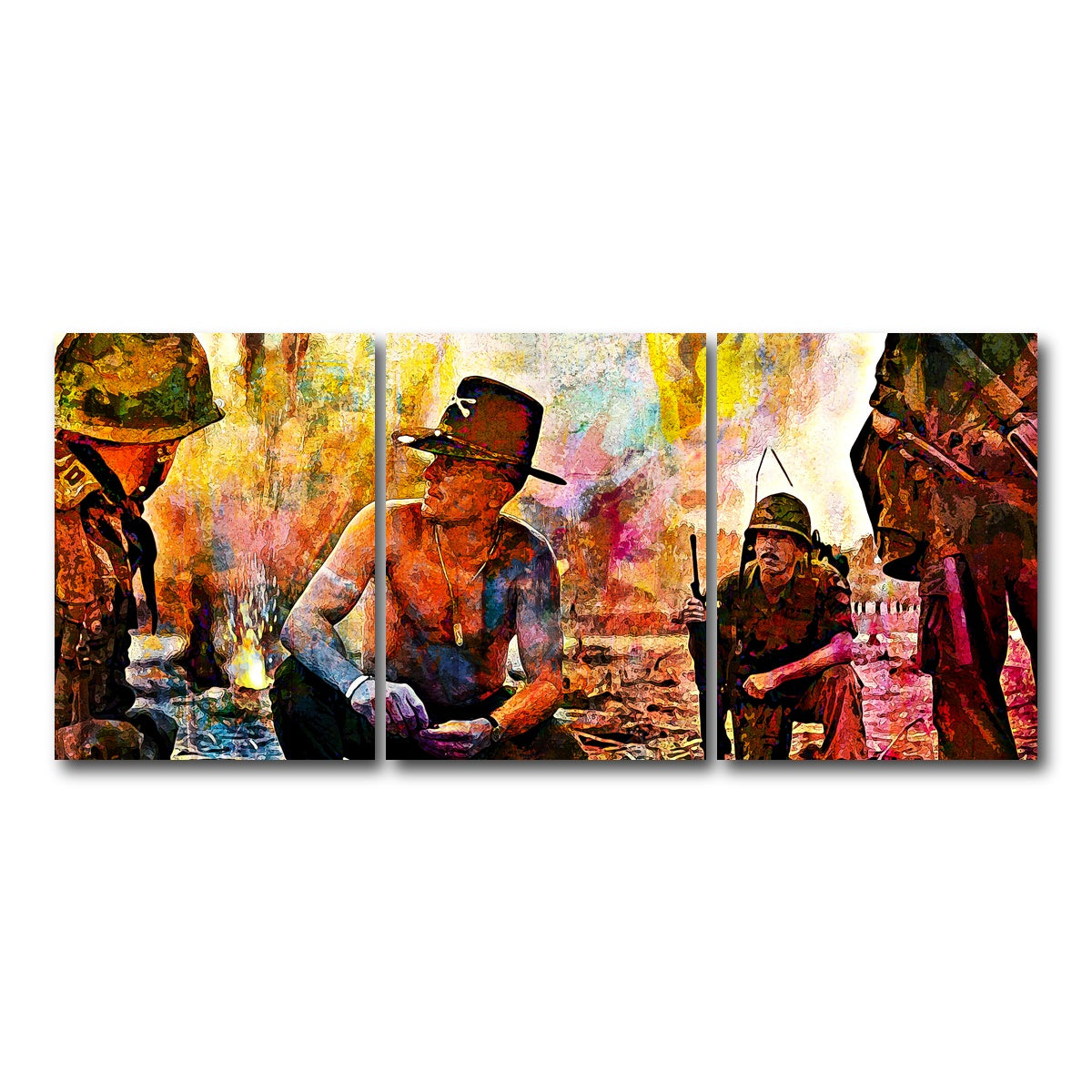 AUTO-MOCKUP WHITE | Apocalypse Now | 3 Piece | Gallery Wrap Canvas | group=18x24