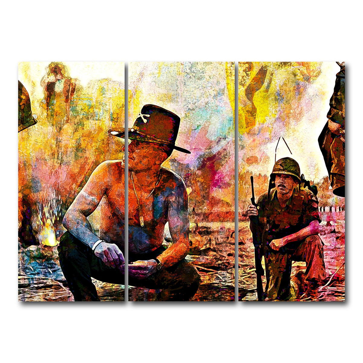 AUTO-MOCKUP WHITE | Apocalypse Now | 3 Piece | Gallery Wrap Canvas | group=8x18