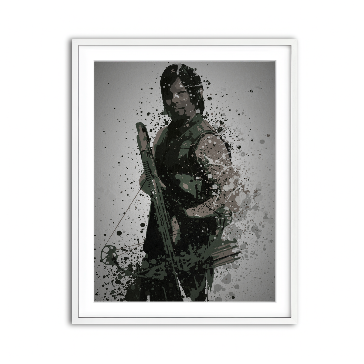 Framed Print 3x4 White