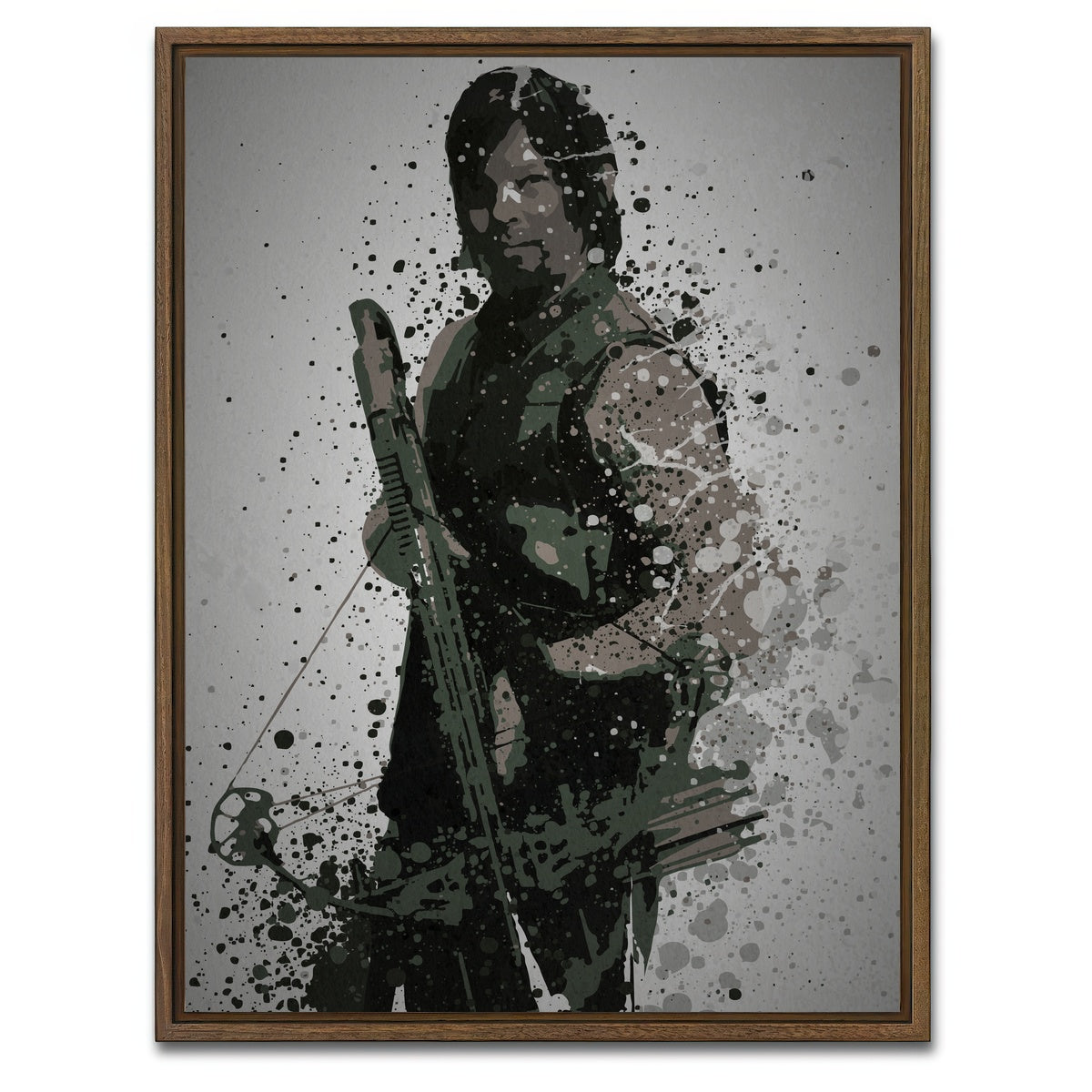 AUTO-MOCKUP WHITE | Archer | 1 Piece | Walnut Framed Canvas | group=3x4