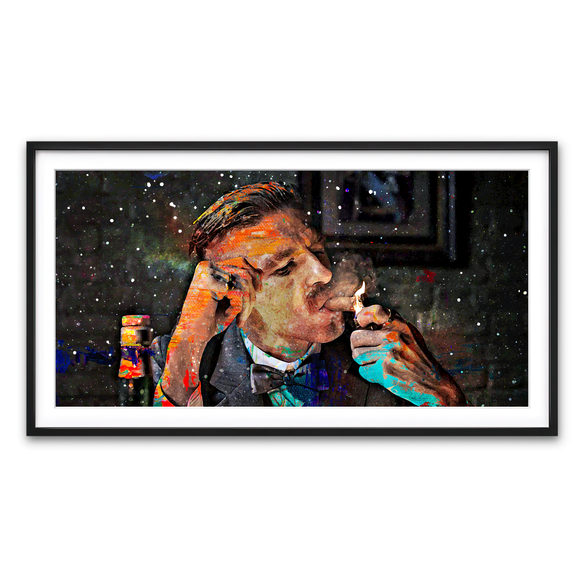 Framed Print 2x1 Black