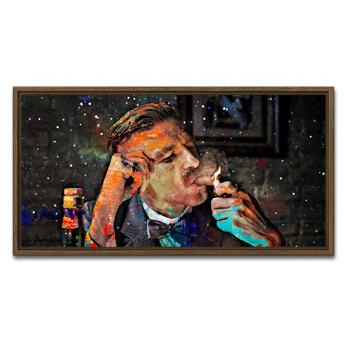 AUTO-MOCKUP WHITE | Arthur Shelby | 1 Piece | Walnut Framed Canvas | group=2x1