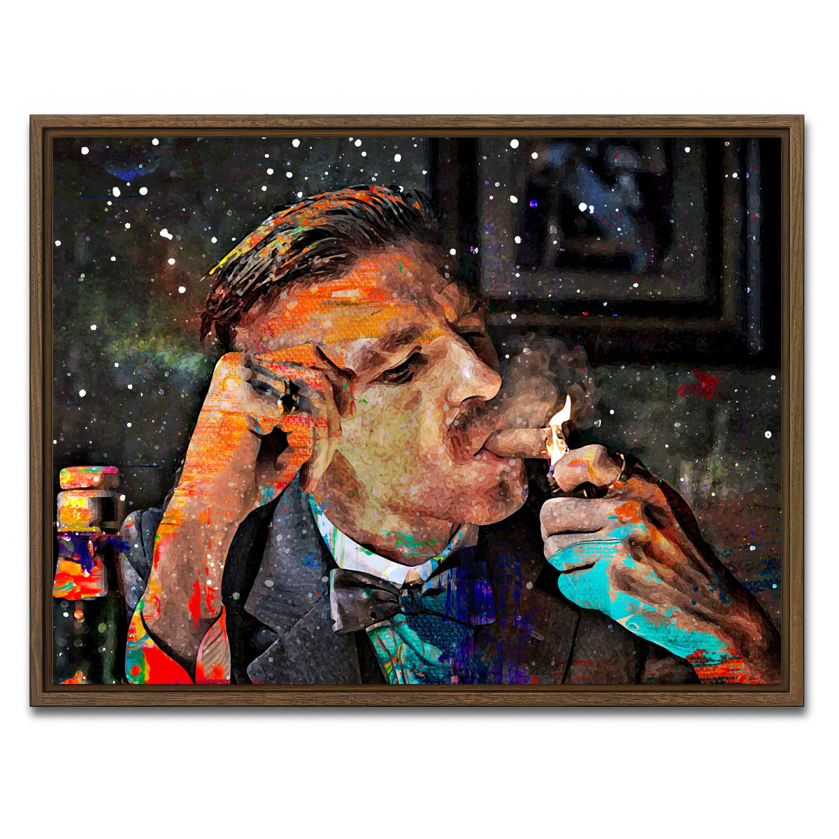 AUTO-MOCKUP WHITE | Arthur Shelby | 1 Piece | Walnut Framed Canvas | group=4x3