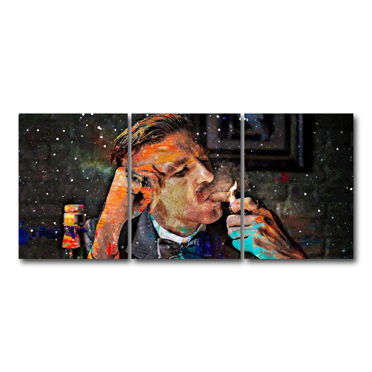 AUTO-MOCKUP WHITE | Arthur Shelby | 3 Piece | Gallery Wrap Canvas | group=18x24