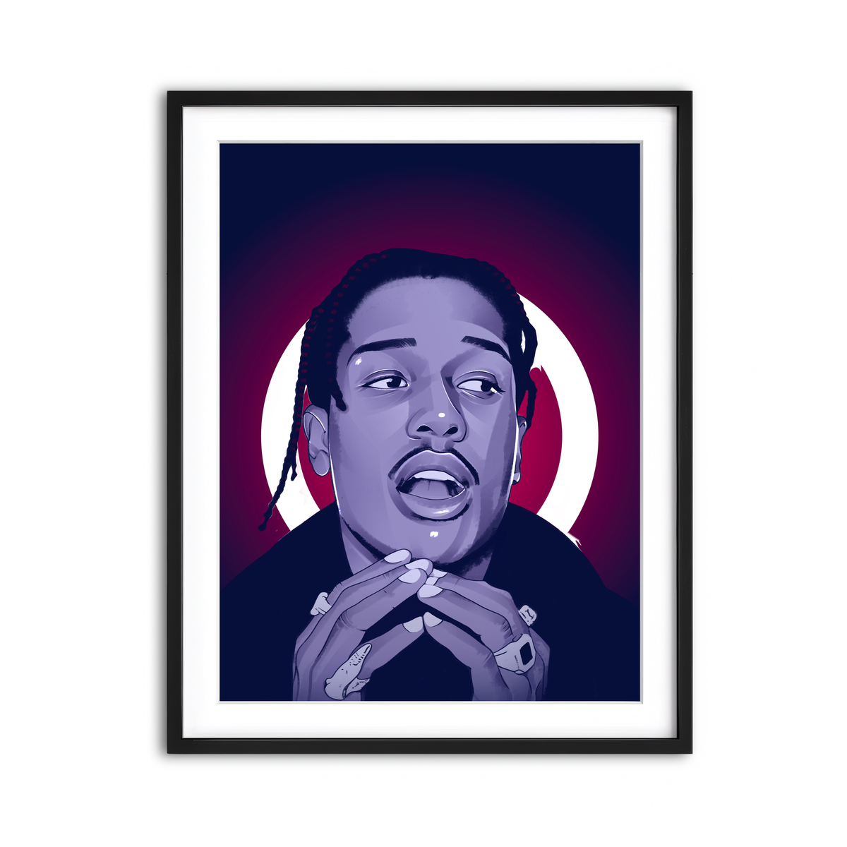 Framed Print 3x4 Black