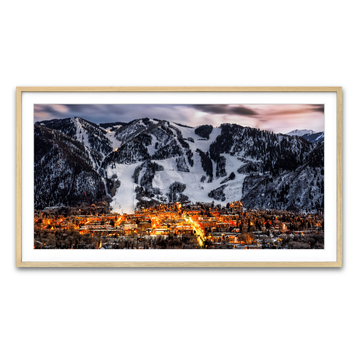 Framed Print 2x1 Natural