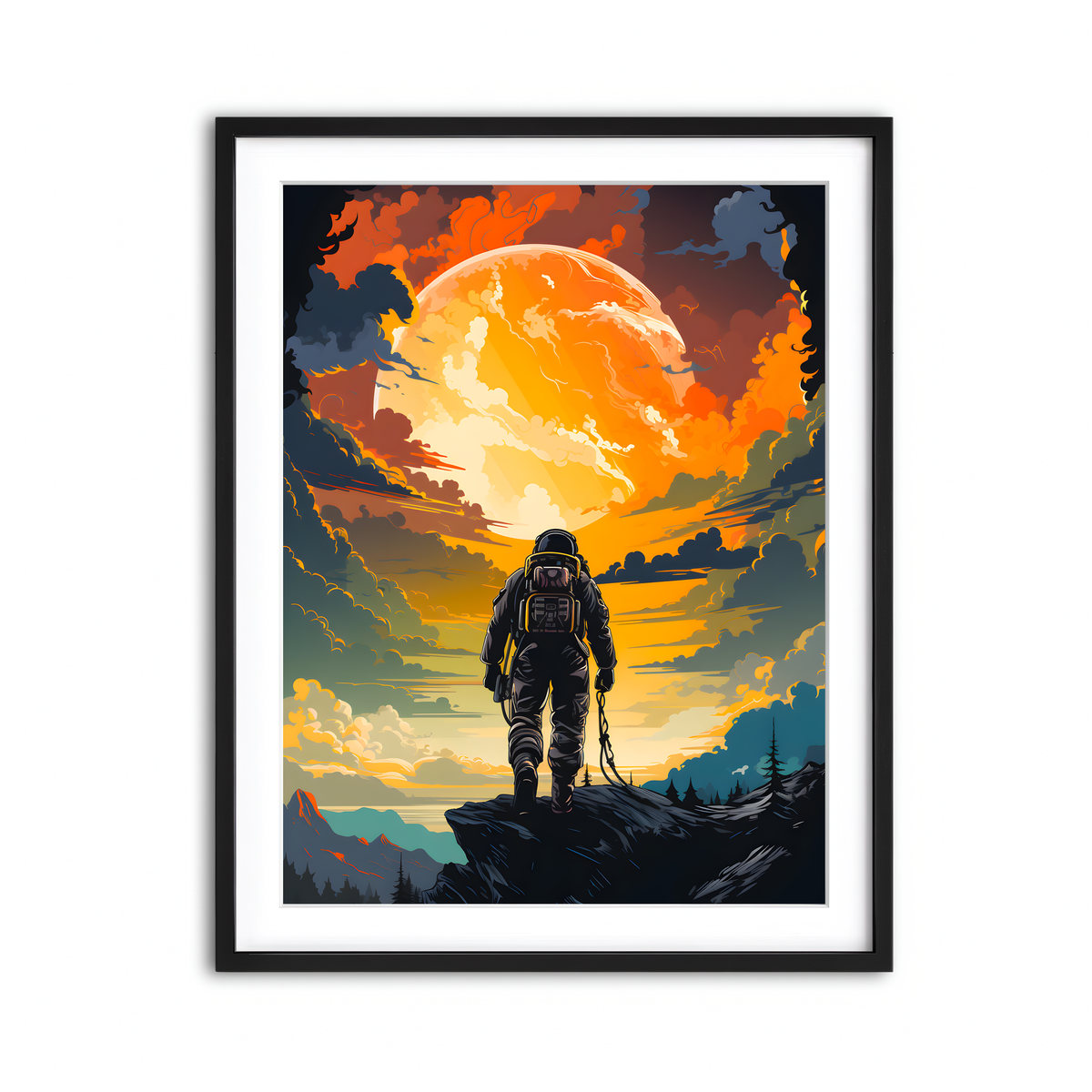 Framed Print 3x4 Black