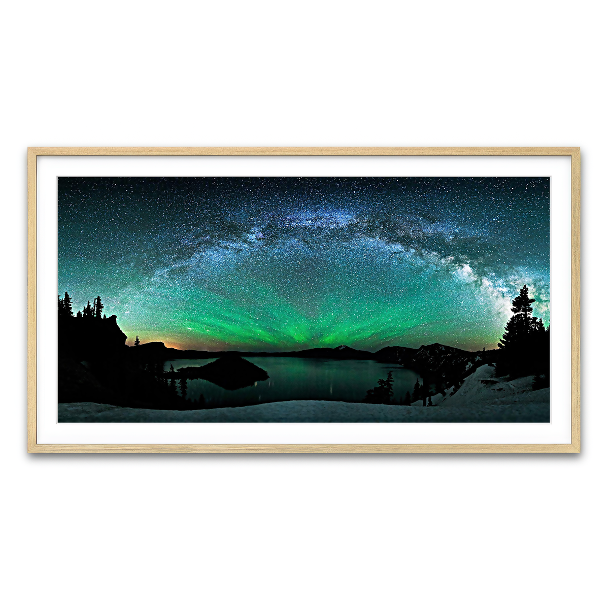 Framed Print 2x1 Natural