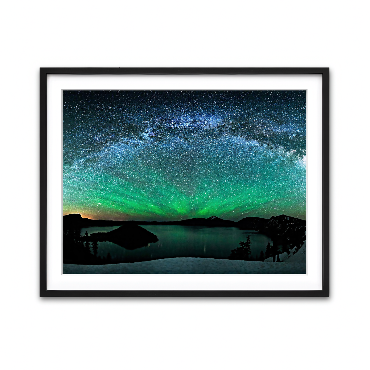Framed Print 4x3 Black