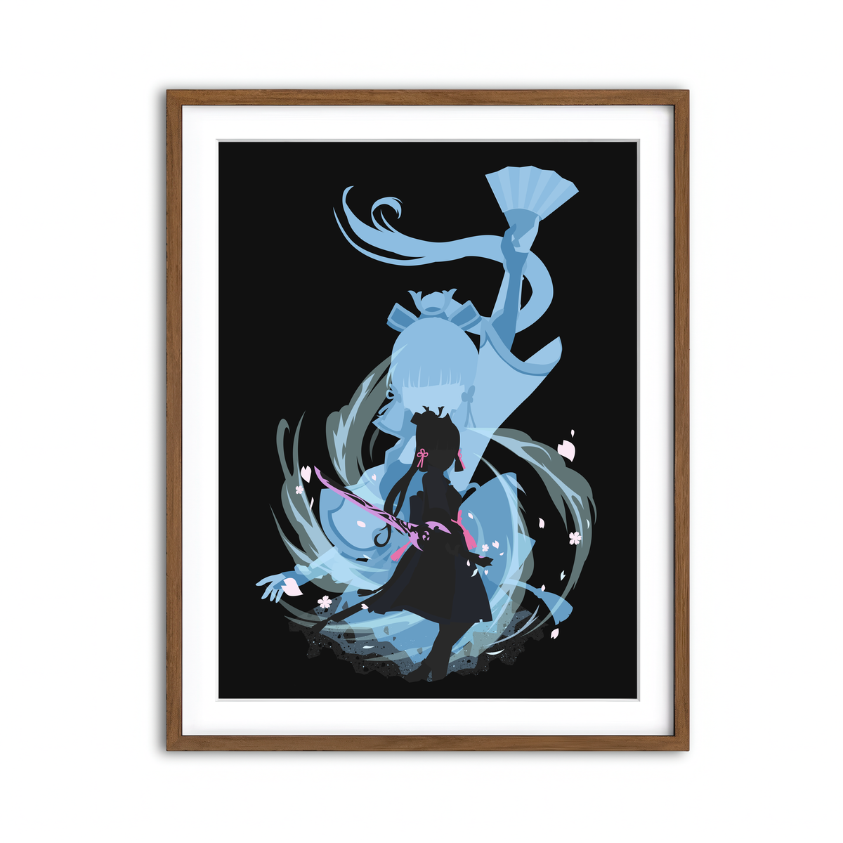 Framed Print 3x4 Walnut