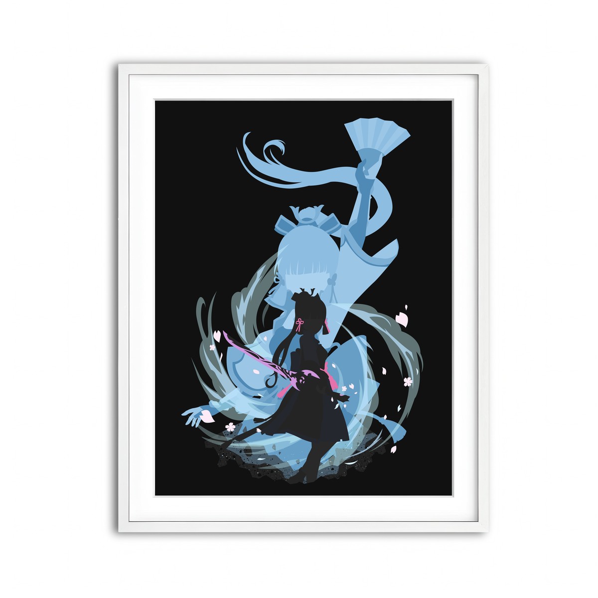 Framed Print 3x4 White