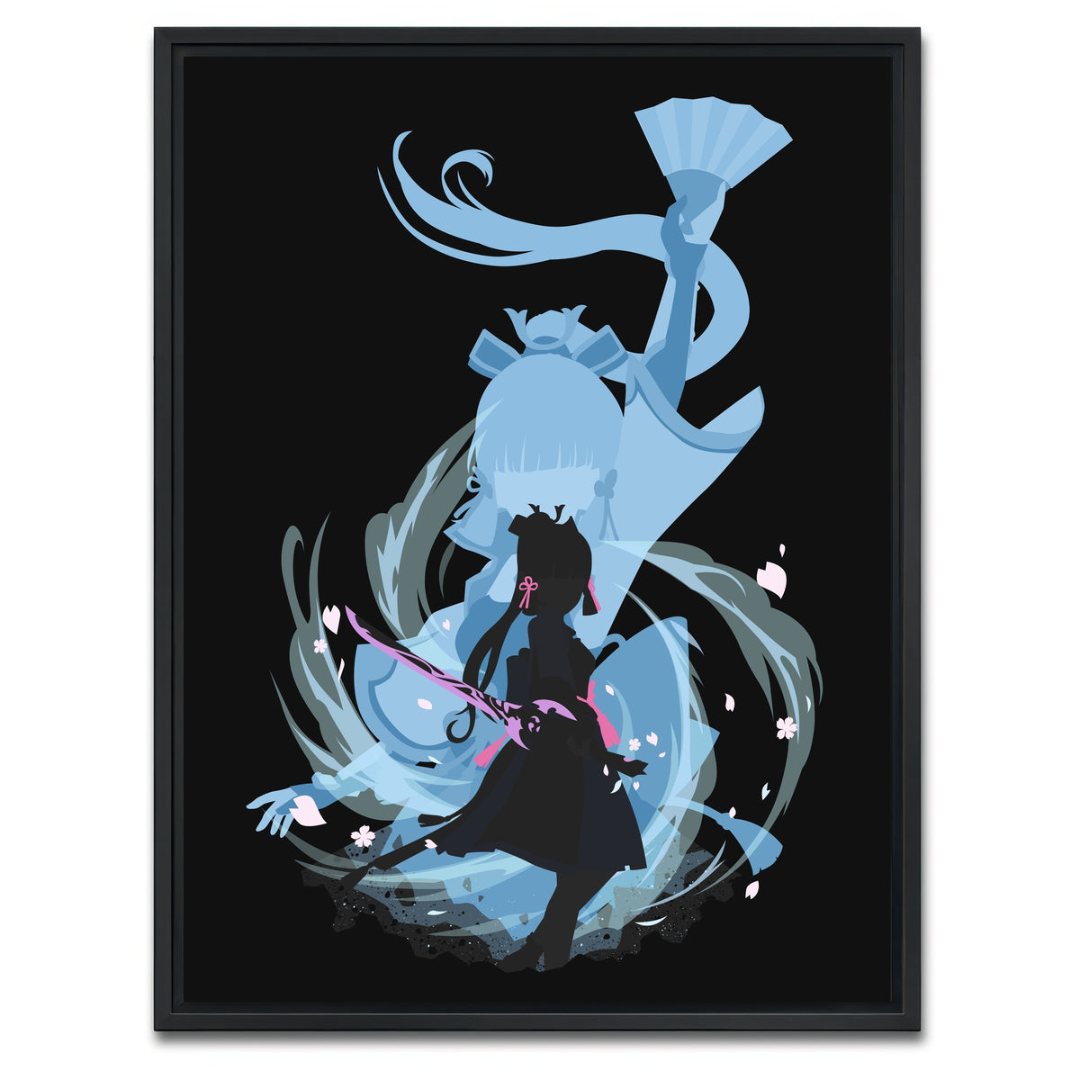 AUTO-MOCKUP WHITE | Ayaka | 1 Piece | Black Framed Canvas | group=3x4