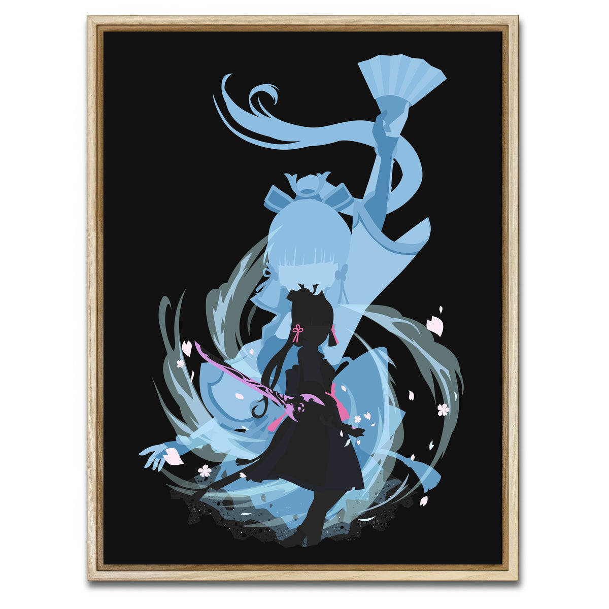 AUTO-MOCKUP WHITE | Ayaka | 1 Piece | Natural Framed Canvas | group=3x4