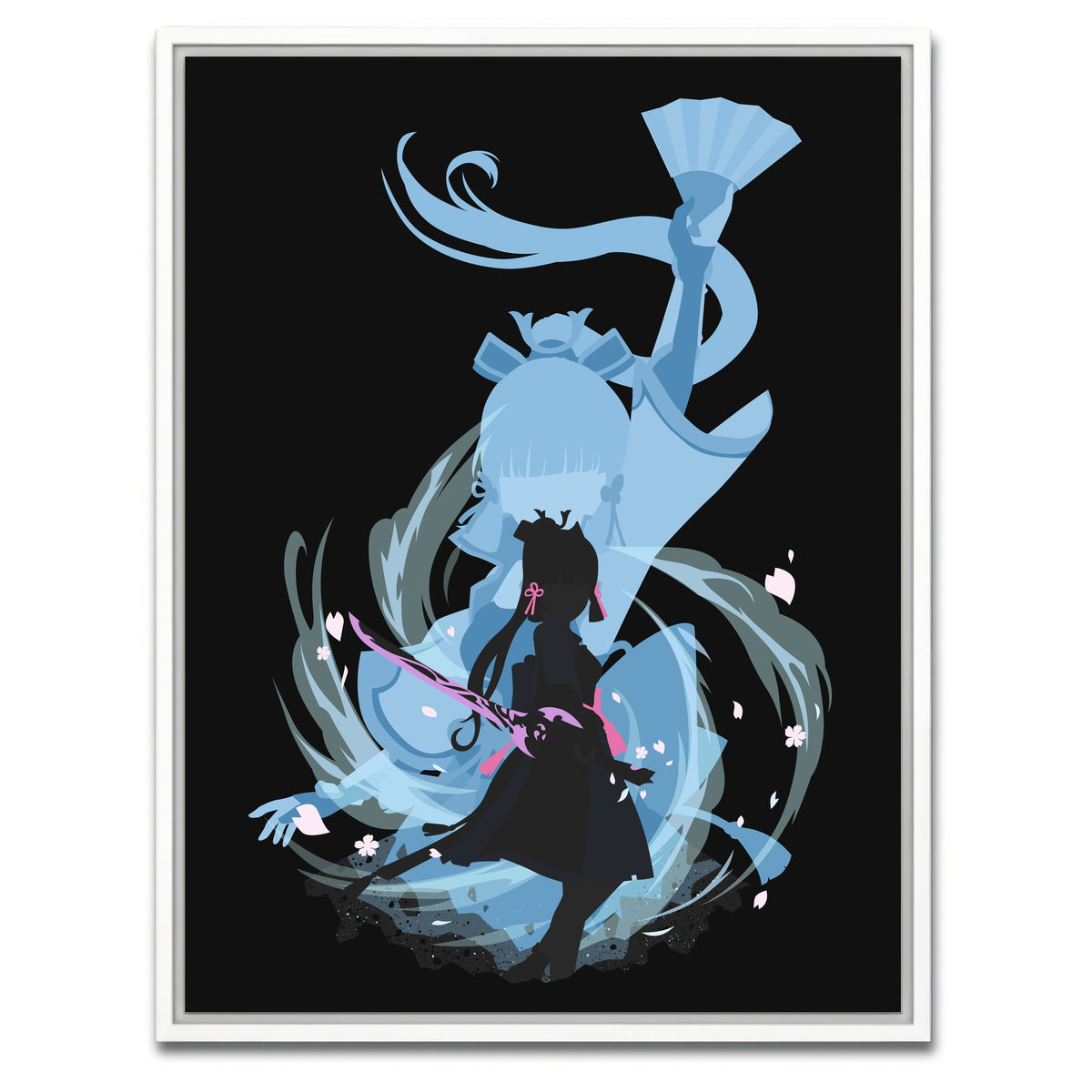 AUTO-MOCKUP WHITE | Ayaka | 1 Piece | White Framed Canvas | group=3x4