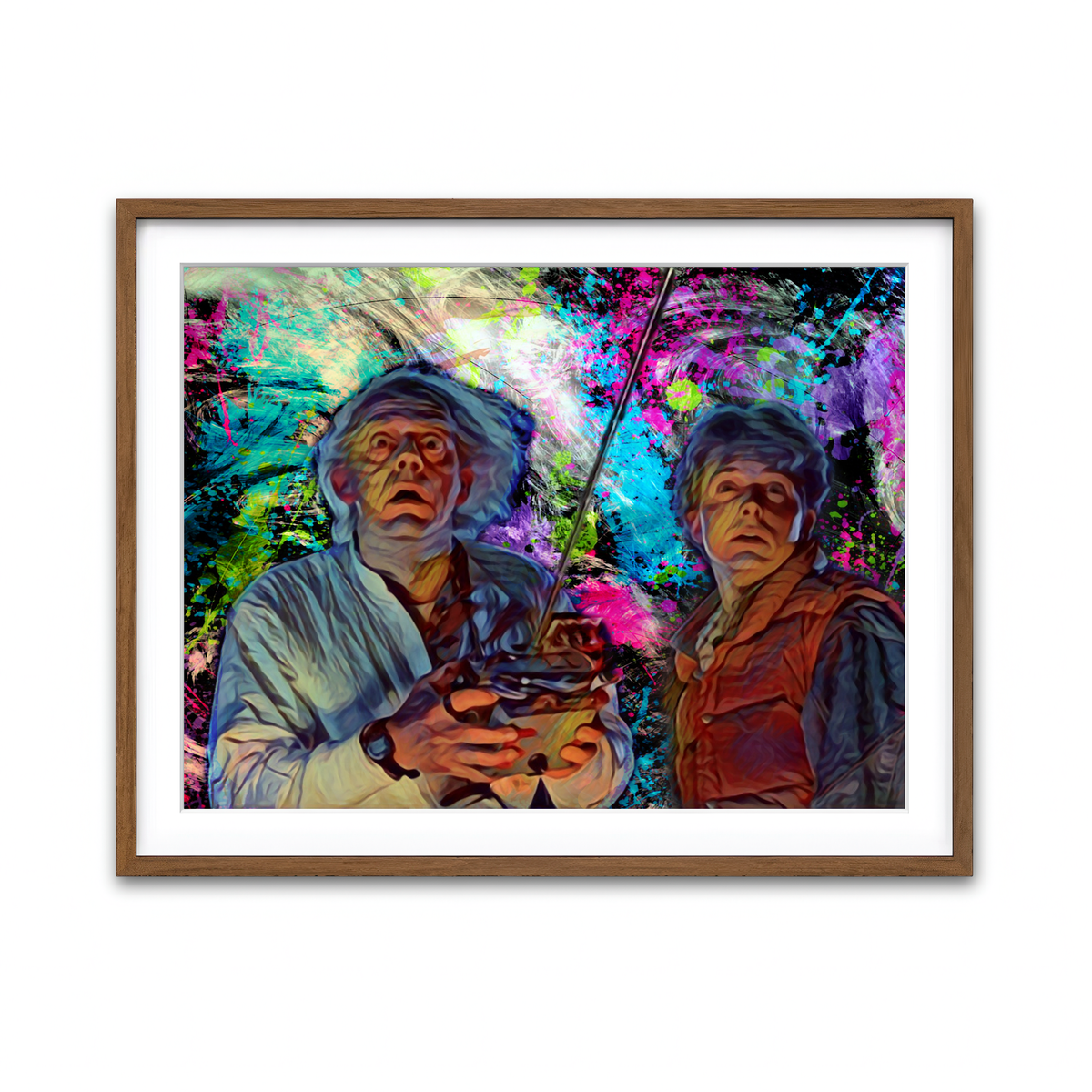 Framed Print 4x3 Walnut