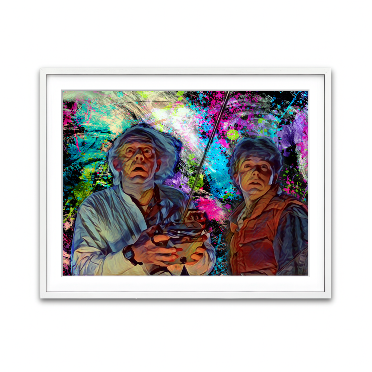 Framed Print 4x3 White