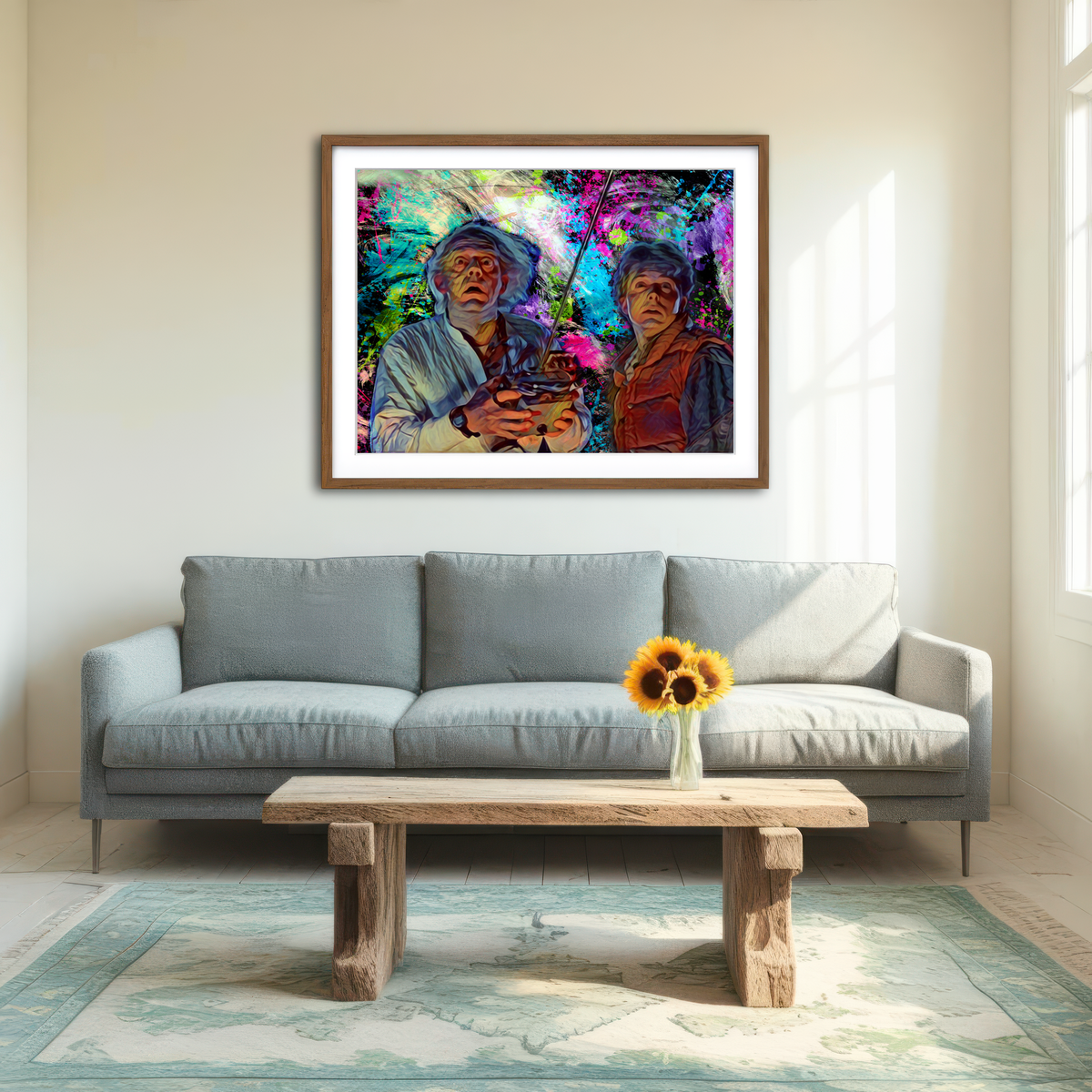 AUTO-MOCKUP ROOM | Back to the Future Wall Art