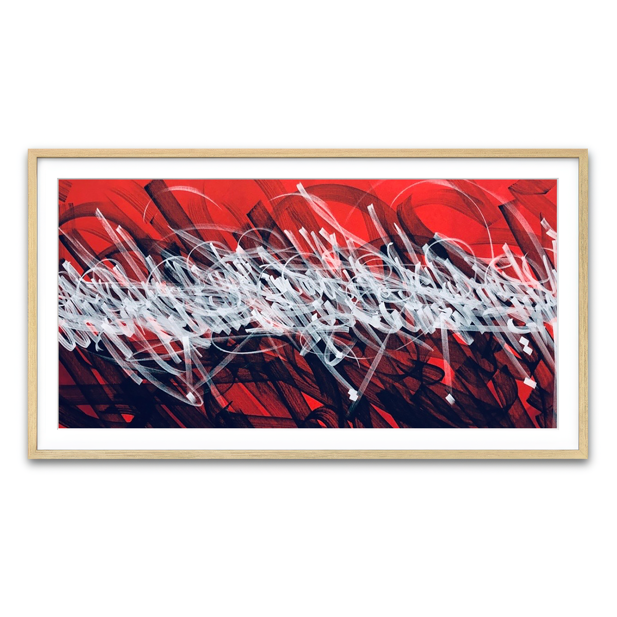 Framed Print 2x1 Natural