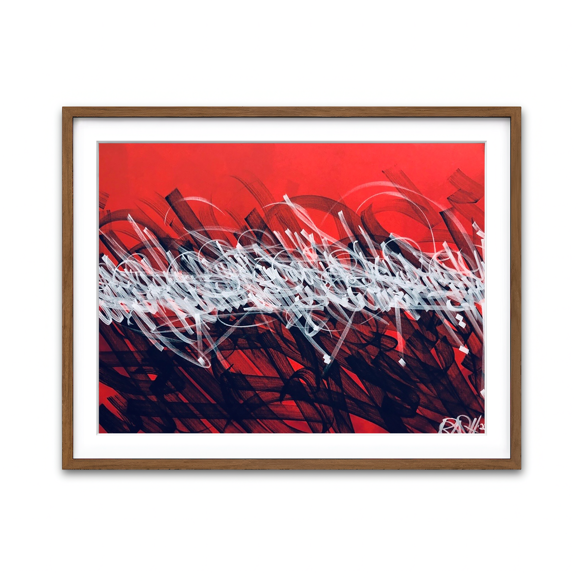 Framed Print 4x3 Walnut