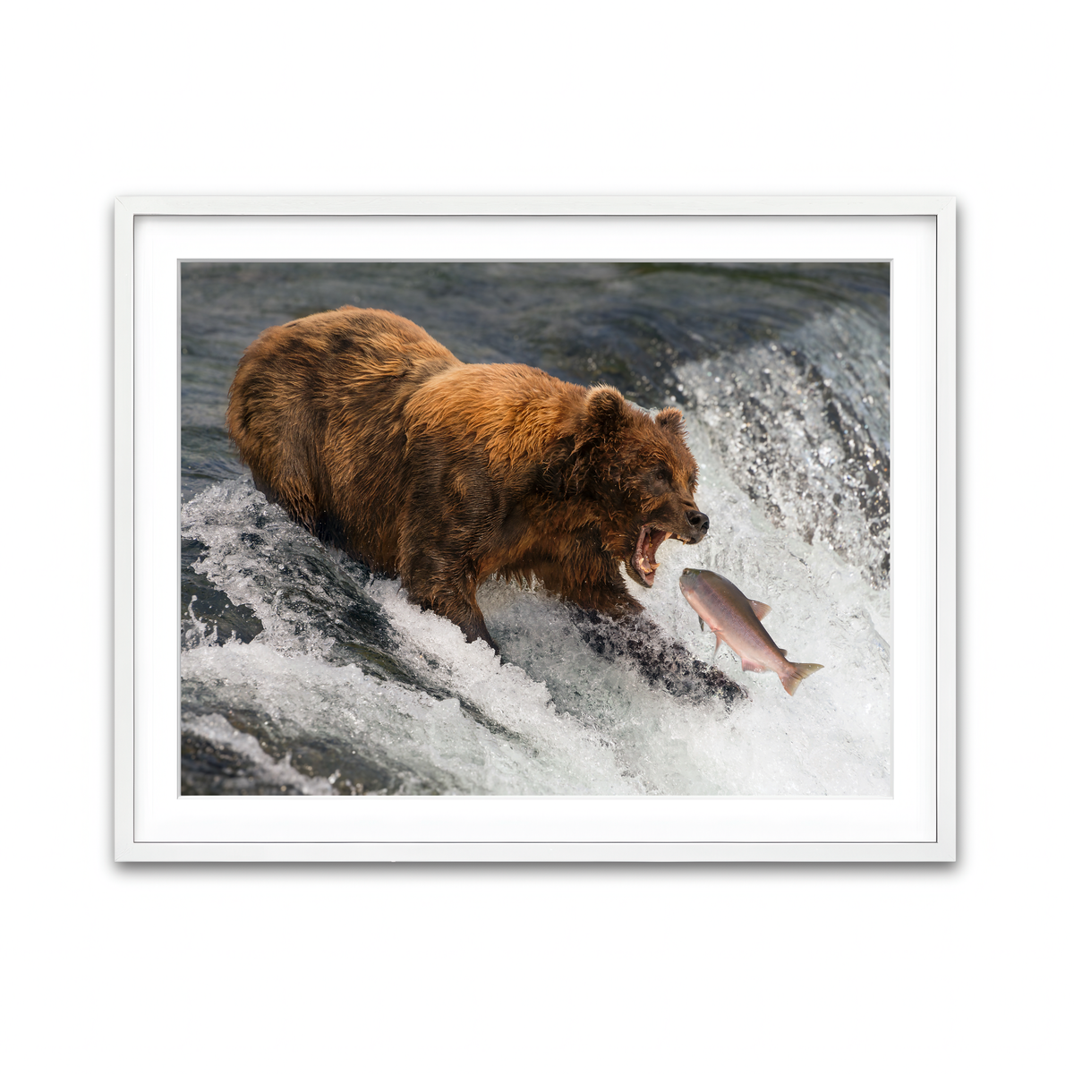 Framed Print 4x3 White