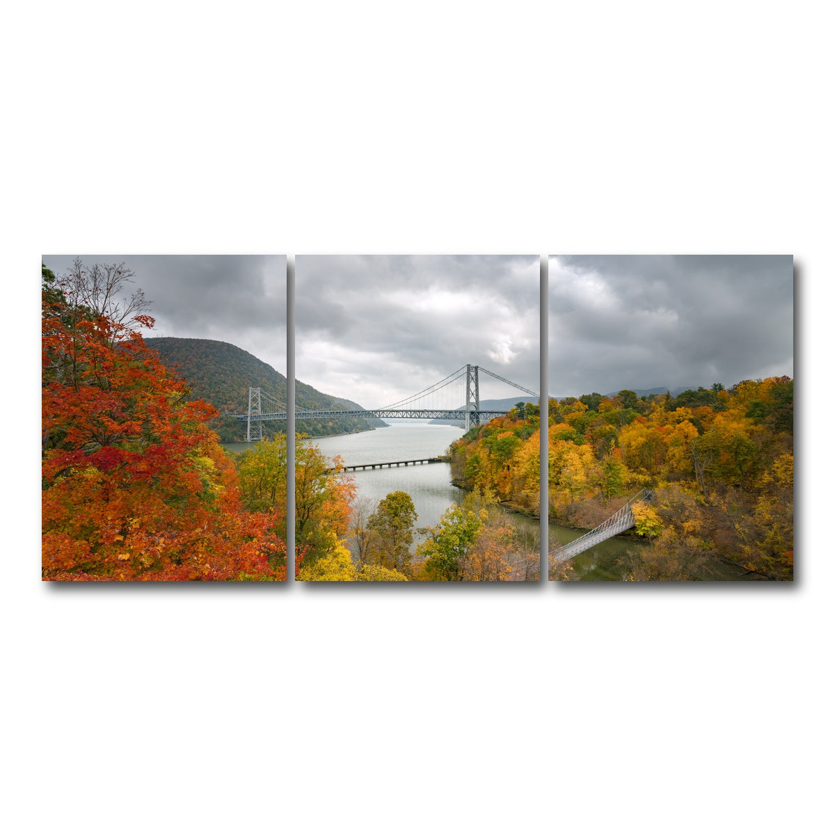 AUTO-MOCKUP WHITE | Bear mountain | 3 Piece | Gallery Wrap Canvas | group=18x24