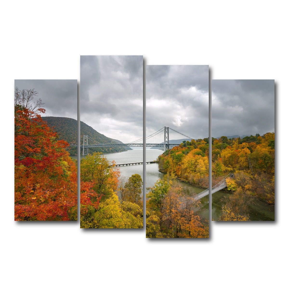 AUTO-MOCKUP WHITE | Bear mountain | 4 Piece | Gallery Wrap Canvas | group=4_normal