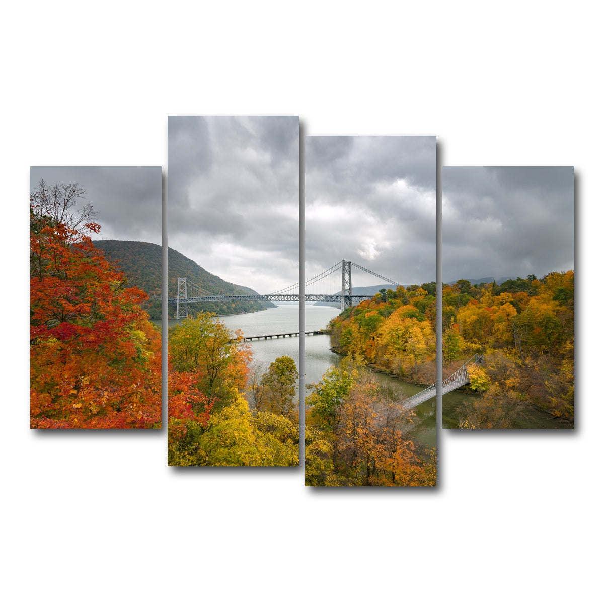 AUTO-MOCKUP WHITE | Bear mountain | 4 Piece | Gallery Wrap Canvas | group=4_short
