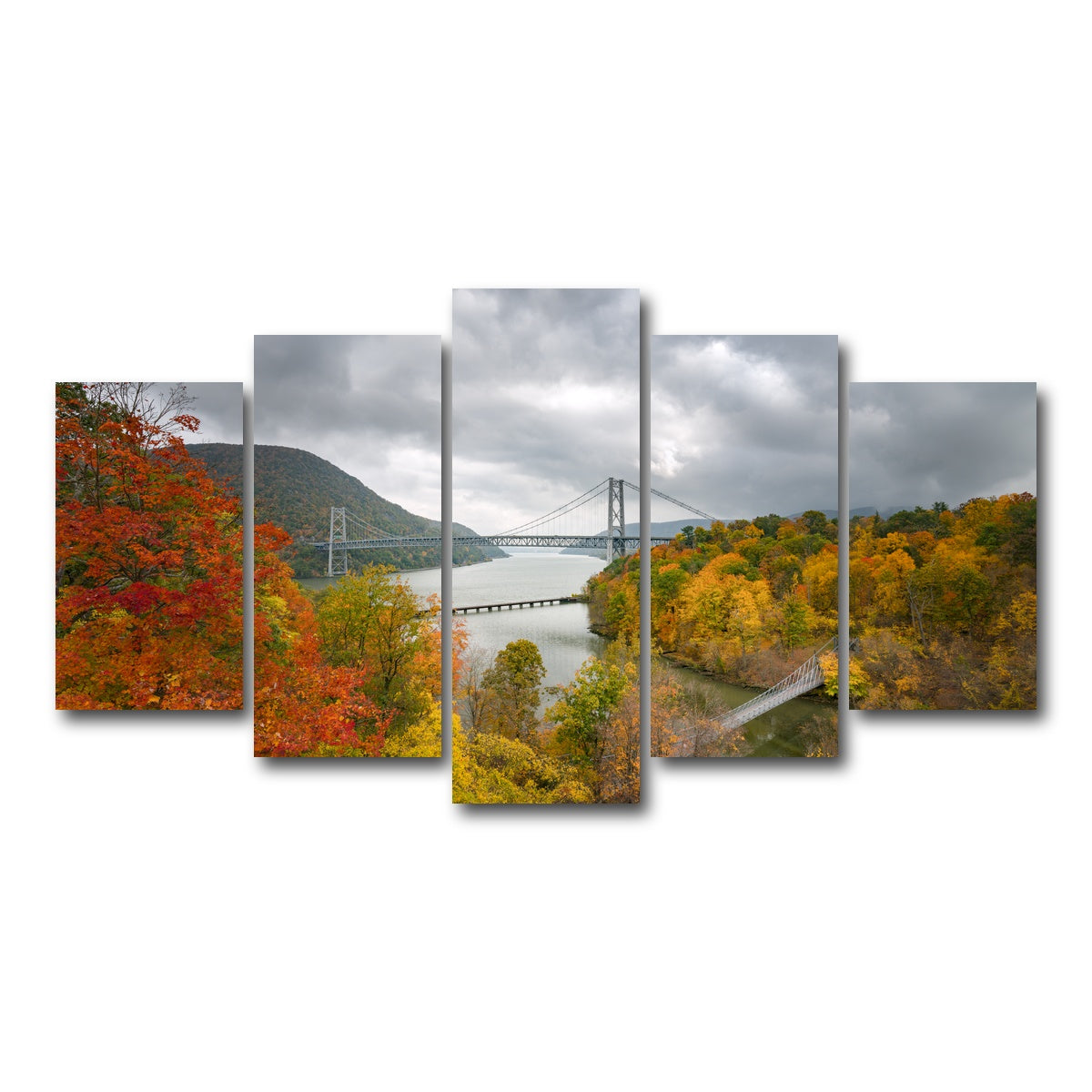 AUTO-MOCKUP WHITE | Bear mountain | 5 Piece | Gallery Wrap Canvas | group=5_normal