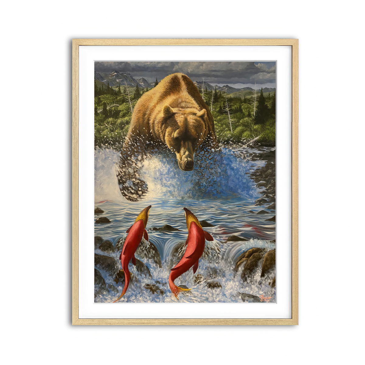 Framed Print 3x4 Natural