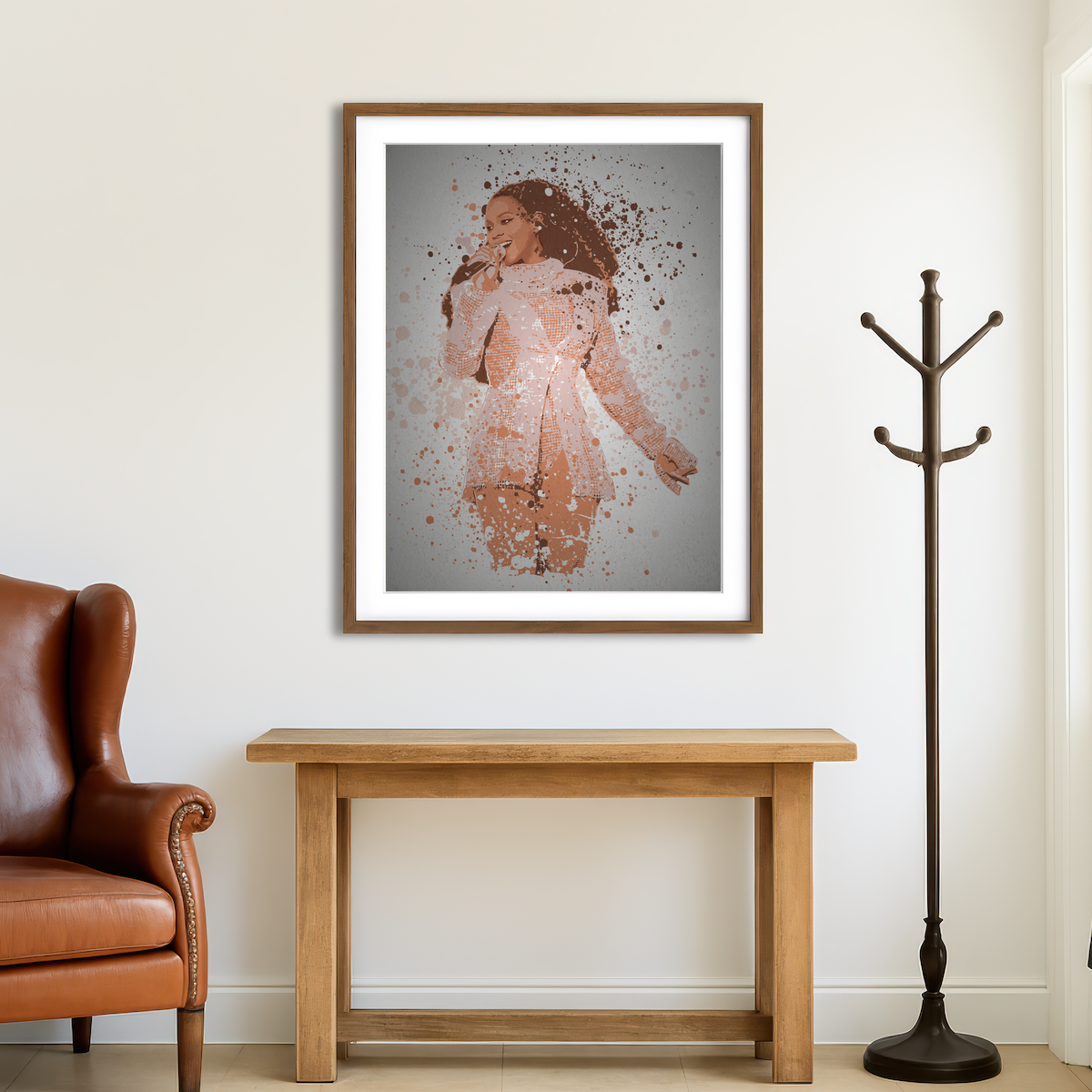 AUTO-MOCKUP ROOM | Beyonce Queen Wall Art