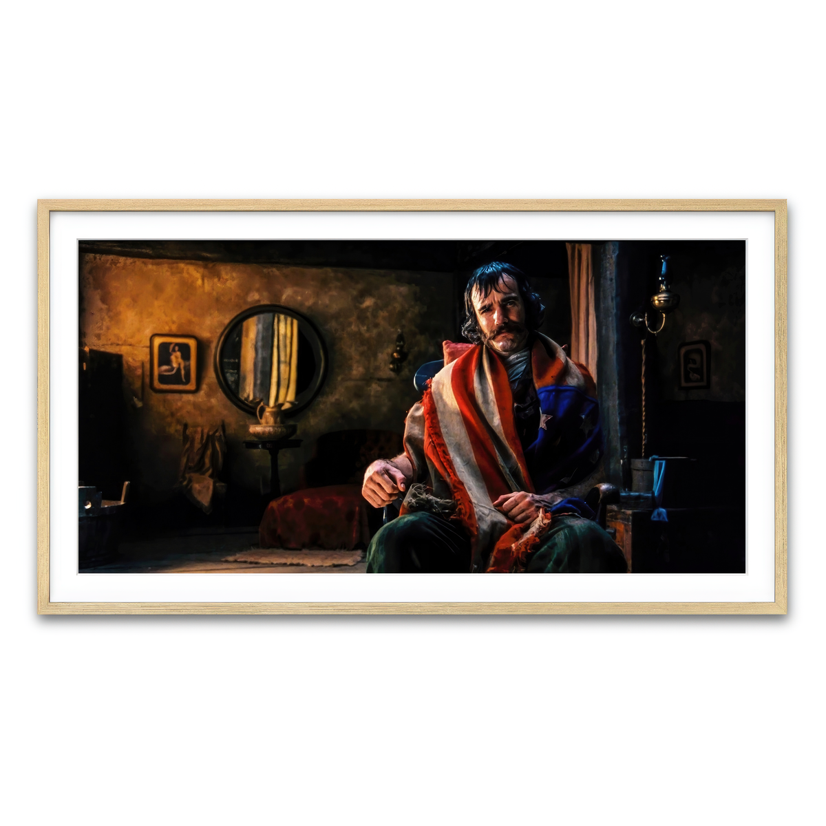 AUTO-MOCKUP WHITE | Bill The Butcher | 1 Piece | Natural Framed Print | group=2x1