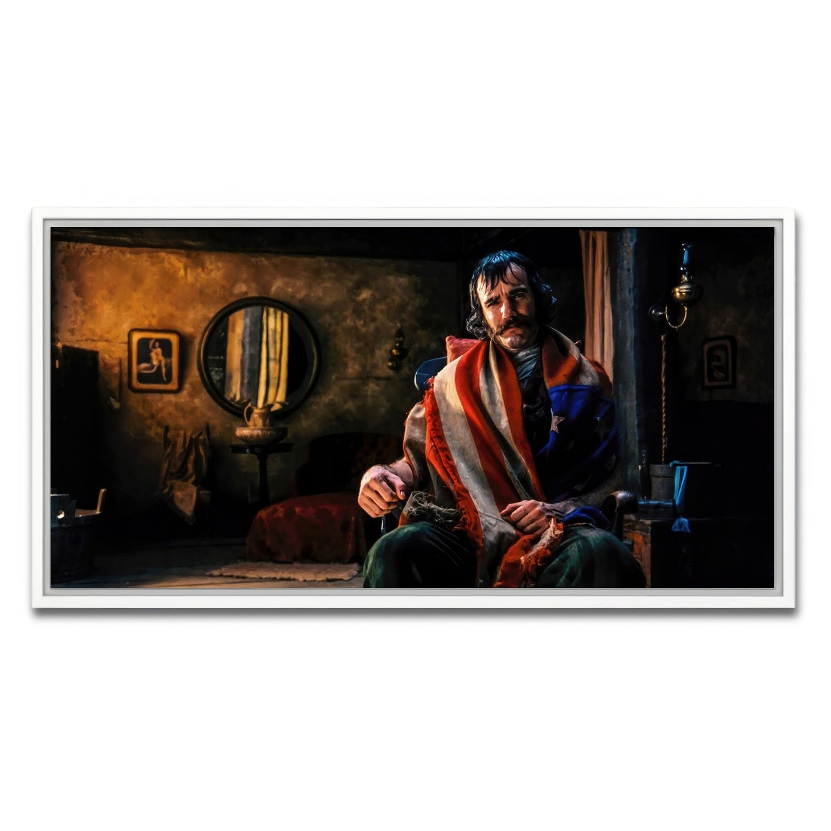 AUTO-MOCKUP WHITE | Bill The Butcher | 1 Piece | White Framed Canvas | group=2x1