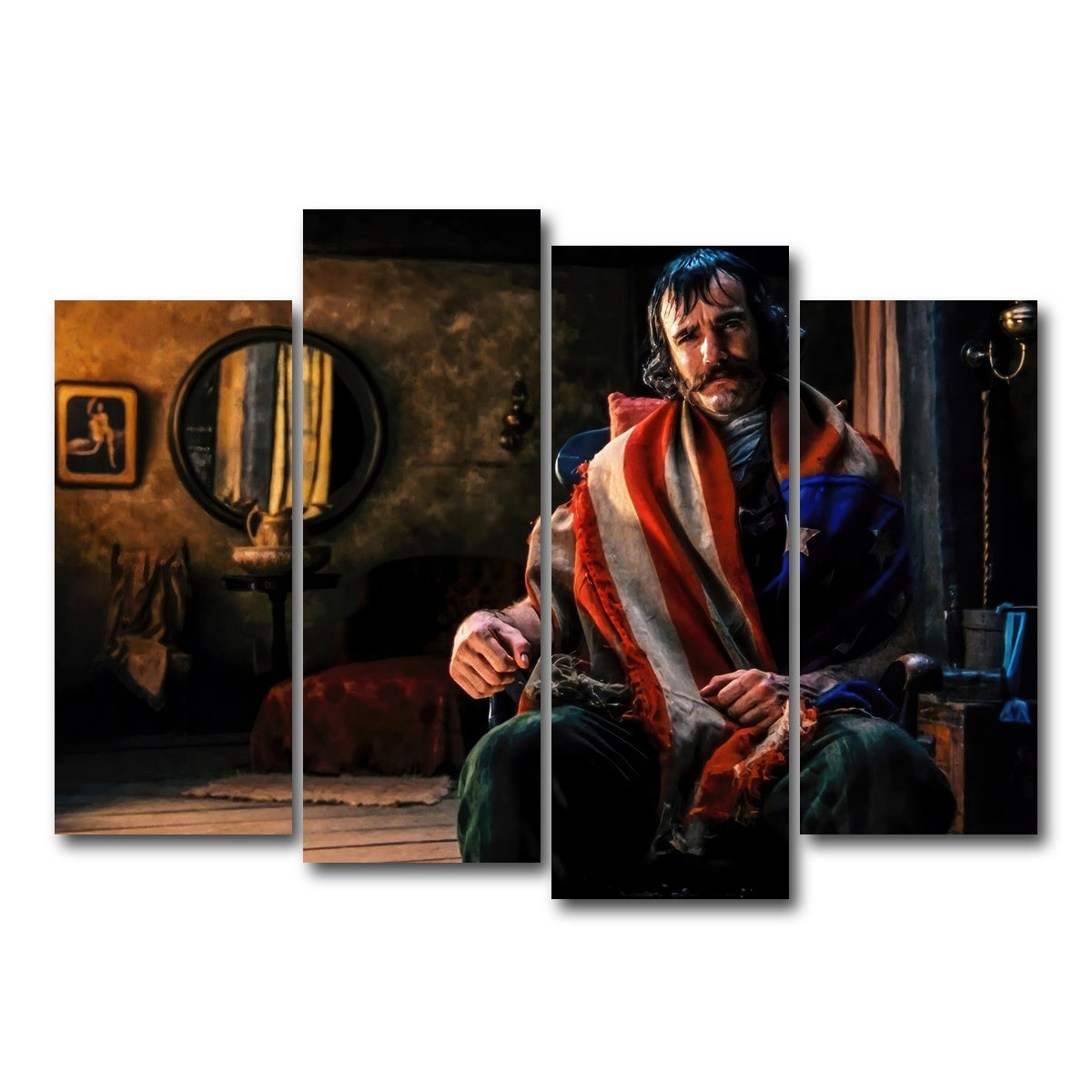 AUTO-MOCKUP WHITE | Bill The Butcher | 4 Piece | Gallery Wrap Canvas | group=4_normal