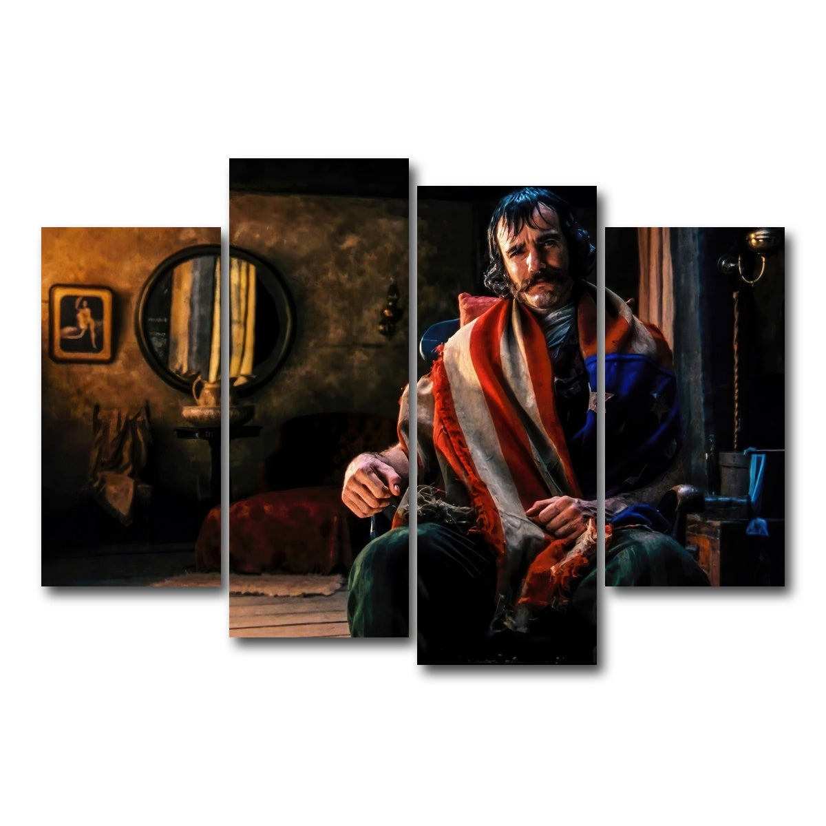 AUTO-MOCKUP WHITE | Bill The Butcher | 4 Piece | Gallery Wrap Canvas | group=4_short