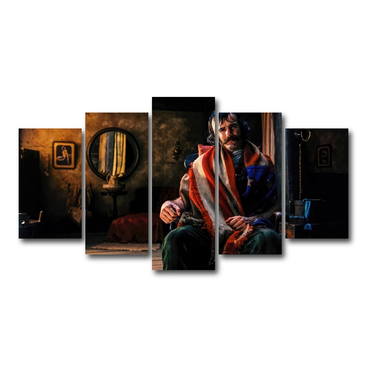 AUTO-MOCKUP WHITE | Bill The Butcher | 5 Piece | Gallery Wrap Canvas | group=5_normal