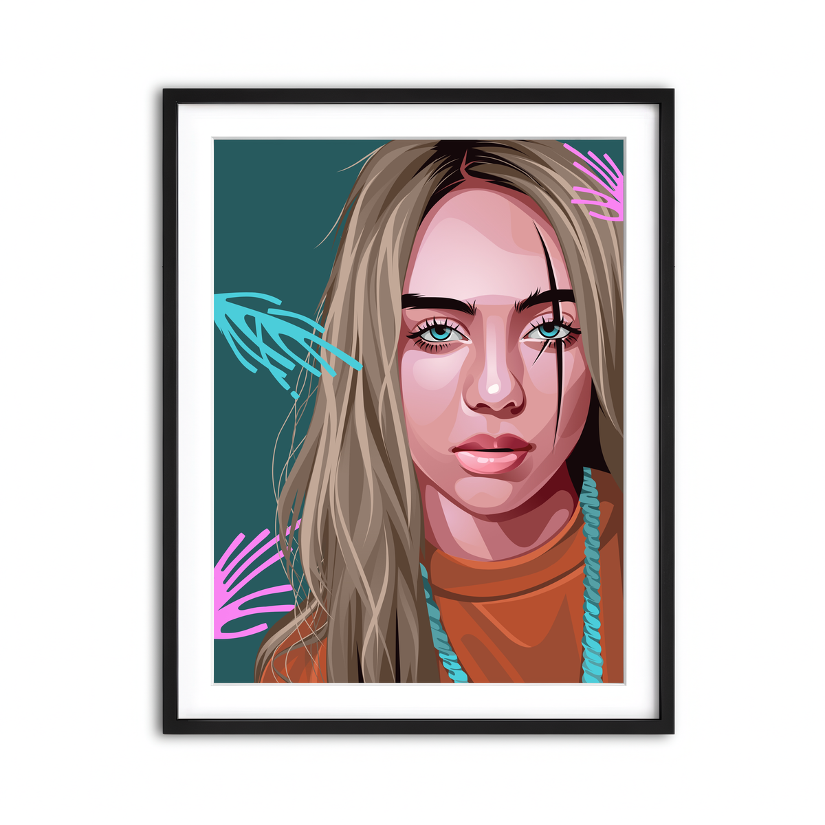 Framed Print 3x4 Black