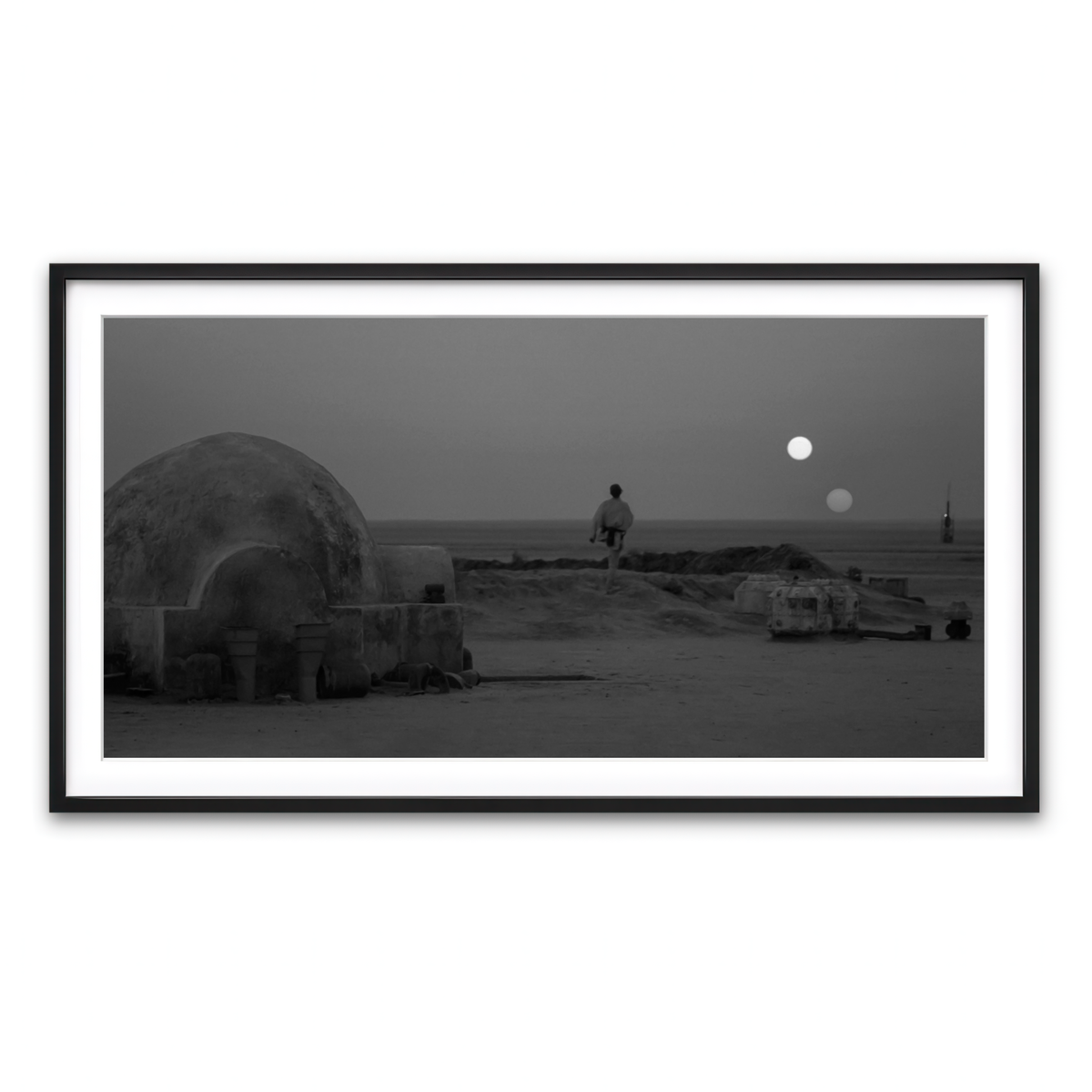 Framed Print 2x1 Black