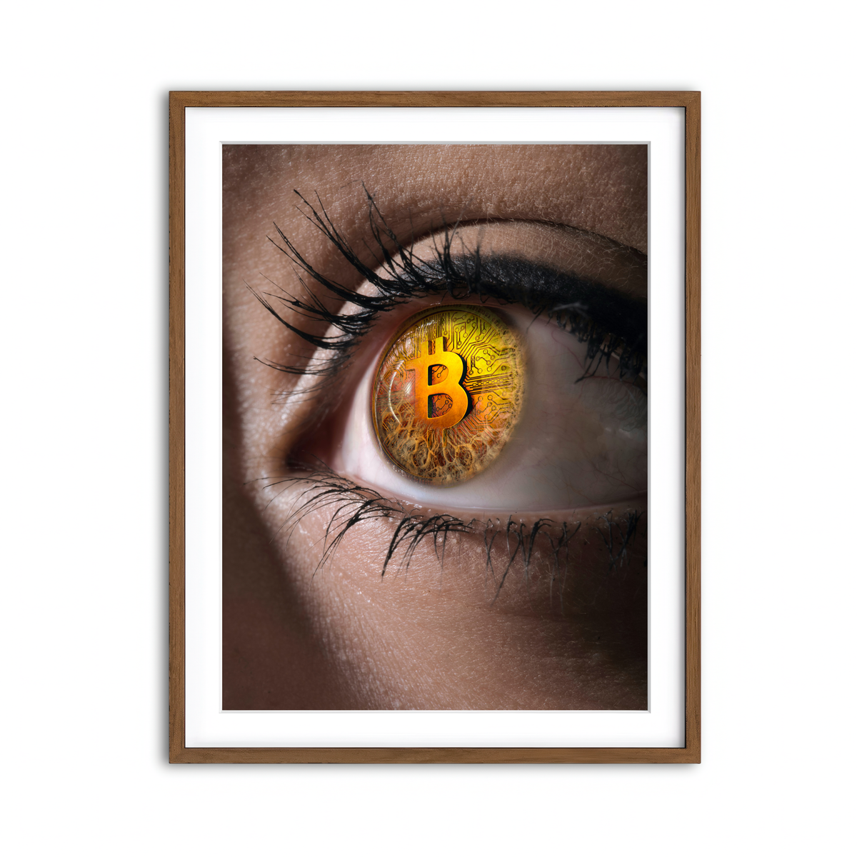 Framed Print 3x4 Walnut