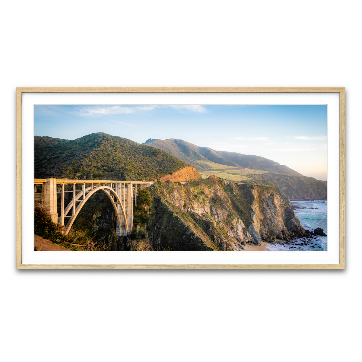 Framed Print 2x1 Natural