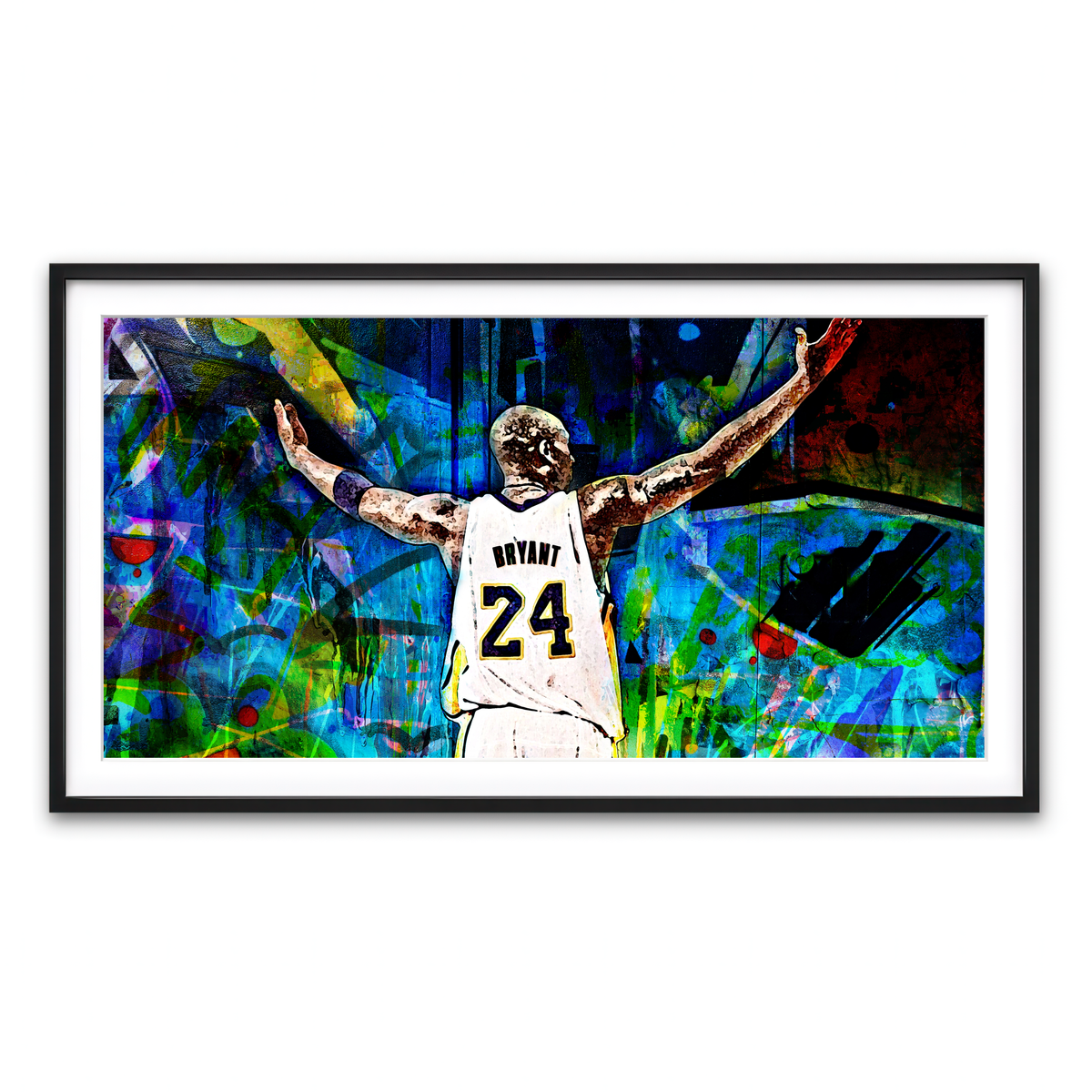 Framed Print 2x1 Black