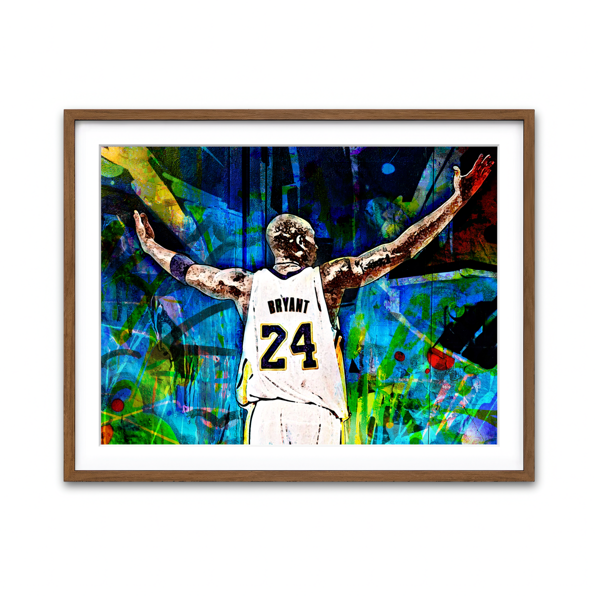 Framed Print 4x3 Walnut