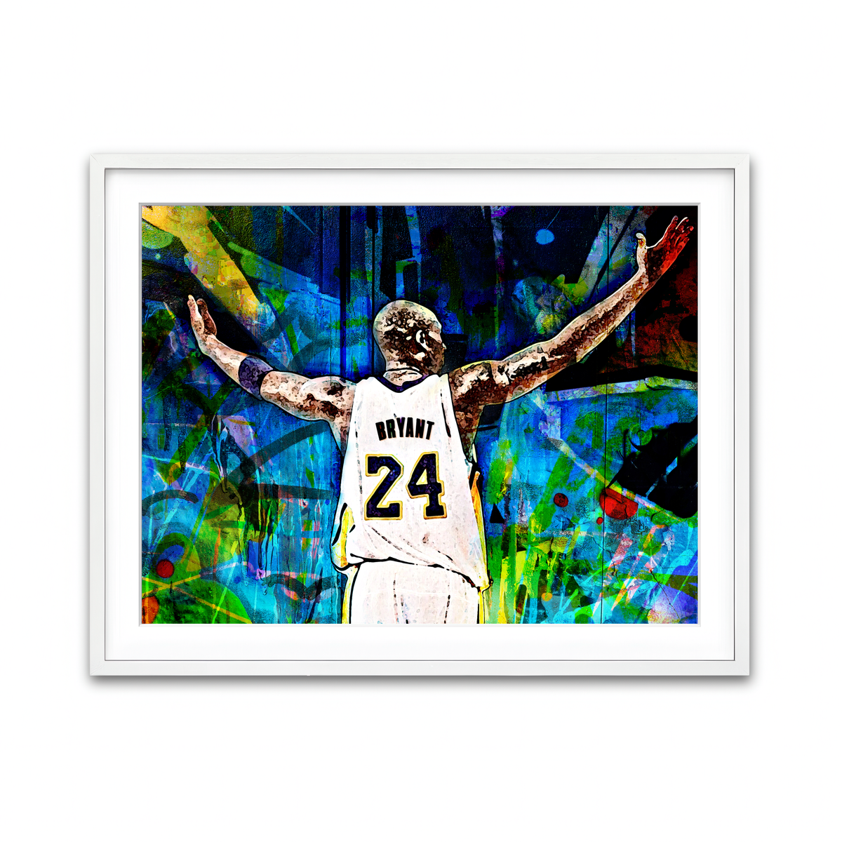 Framed Print 4x3 White