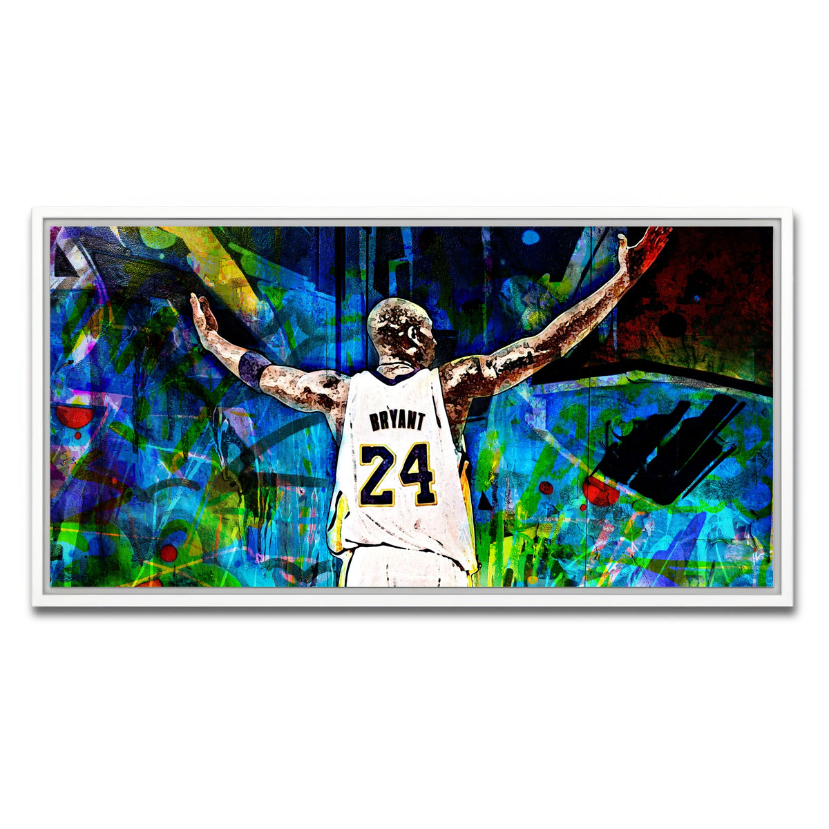 AUTO-MOCKUP WHITE | Black Mamba | 1 Piece | White Framed Canvas | group=2x1